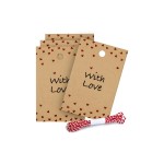 B+C Geschenkanhänger 5-teilig, With Love