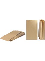 Braun + Company Pochettes cadeaux en papier kraft, 50 Pièce/s, Brun
