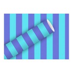 B+C Geschenkpapier 2mx70cm, 70 gm2, Stripes blau