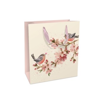 B+C Geschenktasche Vogel, Grösse: 18 x 21x 8 cm B+C Geschenktasche Vogel, Grösse: 18 x 21x 8 cm