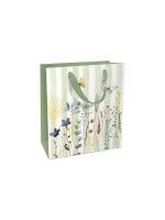 B+C Geschenktasche Blumen, Grösse: 18 x 21x 8 cm