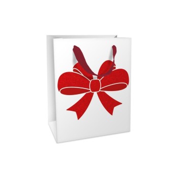 B+C Geschenktasche Schleife, Grösse: 12 x 15x 6 cm B+C Geschenktasche Schleife, Grösse: 12 x 15x 6 cm