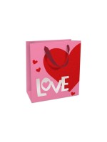 B+C Geschenktasche Love, Grösse: 18 x 21x 8 cm