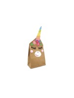 Braun + Company Sachet cadeau Licorne 12 x 21 x 6 cm, set de 2 pièces