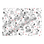 B+C Geschenkpapier Kraft 2mx70cm, Snoopy white