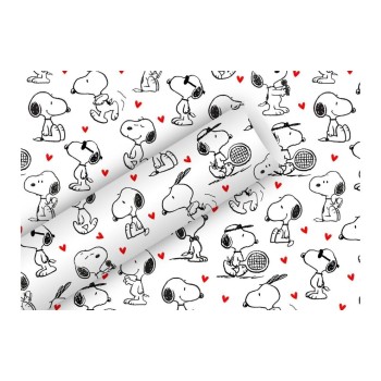 B+C Geschenkpapier Kraft 2mx70cm, Snoopy weiss