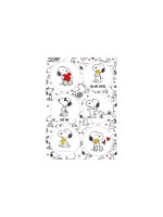 Braun + Company Autocollant à motif Snoopy, 24 pièces