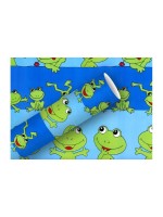 B+C Geschenkpapier 80g/m2, 70cm x 2 m, froggy