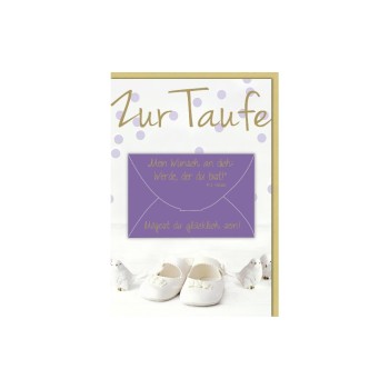 Braun + Company Carte de vœux pour le baptême, 11,5 cm x 17 cm Braun + Company Carte de vœux pour le baptême, 11,5 cm x 17 cm