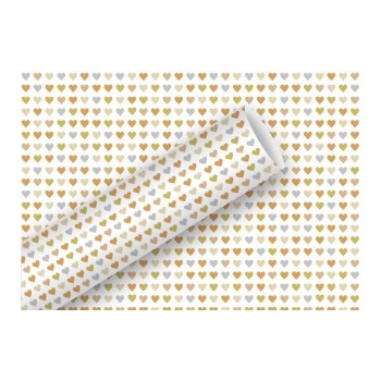 B+C Geschenkpapier 1.5 m x 70 cm, Heart to Heart