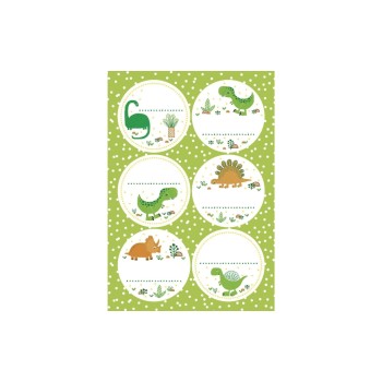 B+C Sticker 11,5 x 17 cm, Funny Dinos