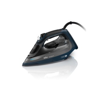 Braun Dampfbügeleisen TexStyle 9 SI9684DB, dunkelblue, 2400 W, 330 ml Wassertank