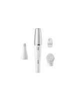 Braun Épilateur facial FaceSpa SE810 Blanc/Argent