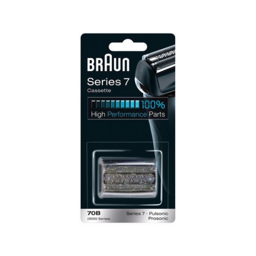 Braun 70B pour rasoir serie 7, grille et couteau, noir