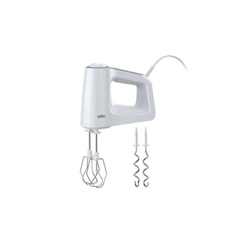 Braun Handmixer MultiMix 3 HM3100WH, 500 Watt, 5 Geschwindigkeitsstufen, Turbo Braun Handmixer MultiMix 3 HM3100WH, 500 Watt, 5 Geschwindigkeitsstufen, Turbo