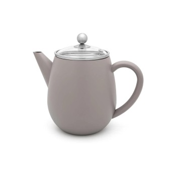Bredemeijer Théière Duet Eva 1.1 litre, Gris Bredemeijer Théière Duet Eva 1.1 litre, Gris