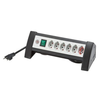 Steckdosenleiste 6xT13 Premium Office Line, 1.8m cable, Schalter, Kinderschutz Steckdosenleiste 6xT13 Premium Office Line, 1.8m cable, Schalter, Kinderschutz