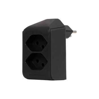 Brennenstuhl 2-fach Abzweigstecker drehbar, 300 Grad drehbar, ohne Schalter Brennenstuhl 2-fach Abzweigstecker drehbar, 300 Grad drehbar, ohne Schalter