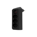 Brennenstuhl 3-fach Abzweigstecker drehbar, 300 Grad drehbar, mit Schalter