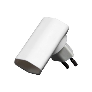 Brennenstuhl Fiche plate 1 x T13, pivotant à 300°, plat, blanc Brennenstuhl Fiche plate 1 x T13, pivotant à 300°, plat, blanc