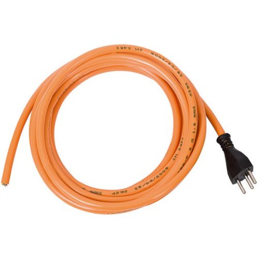 Anschlussleitung PU avec einseitigem Stecker, 5m, orange, 3-polig, T12
