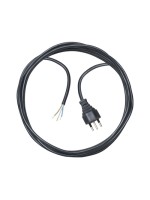 Anschlussleitung avec einseitigem Stecker, 5m, noir, 3-polig, T12