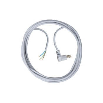 Anschlussleitung with eins. Winkelstecker, 5m, grey, 3-polig, T12 Anschlussleitung with eins. Winkelstecker, 5m, grey, 3-polig, T12