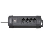 Brennenstuhl Premium-Line multiprises, 4xT13, ohne Schalter, noir, 5m câble