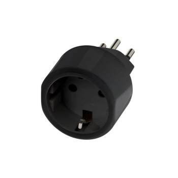 Brennenstuhl Reiseadapter CH-Stecker, Buchse germanland / Schuko, 10 A Sicherung