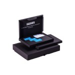 Brieger Klappschachtel Ligne Noire, 1 Stk, black , 238 x 164 x 45 mm