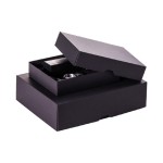 Brieger Stulpschachteln Ligne Noire, 1 Stk, black , 170 x 120 x 55 mm