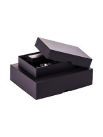 Brieger Stulpschachteln Ligne Noire, 1 Stk, black , 170 x 120 x 55 mm