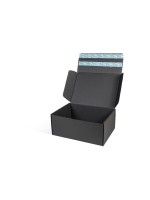 Brieger Klappschachteln, 2 Selbstklebev. 1S, schwarz, 325 x 240 x 140 mm, für E-Commerce