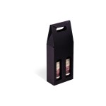 Brieger Sac à bouteilles Vin Ligne Noire Noir