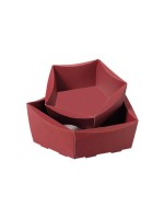 Brieger Corbeille cadeau Royal pentagonale 1 pièce, Bordeaux