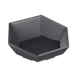 Brieger Corbeille cadeau hexagonale 1 pièce, Noir