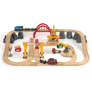 BRIO Frachten Deluxe Set, Alter: 3+ Teile: 54 BRIO Frachten Deluxe Set, Alter: 3+ Teile: 54