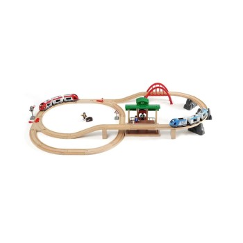 BRIO Grosses Bahn Reisezug Set, Alter: 3+ Teile: 42 BRIO Grosses Bahn Reisezug Set, Alter: 3+ Teile: 42