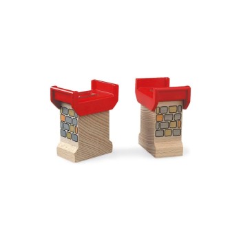 BRIO 2 Brückenfundamente, Alter: 3+ Teile: 2 BRIO 2 Brückenfundamente, Alter: 3+ Teile: 2