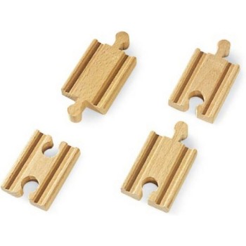 BRIO 1/4 gerade Gleise 54mm, Alter: 3+ Teile: 4 BRIO 1/4 gerade Gleise 54mm, Alter: 3+ Teile: 4