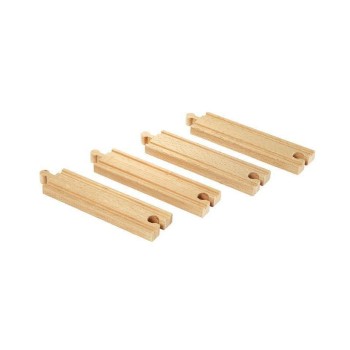 BRIO 2/3 gerade Gleise 144mm, Alter: 3+ Teile: 4 BRIO 2/3 gerade Gleise 144mm, Alter: 3+ Teile: 4