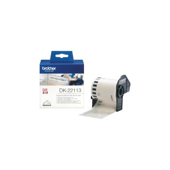 Brother Etiketten for Labelprinter Film, Endlos, 62 mm x 15,24 m, Film transparent