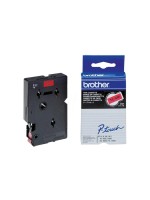 Brother P-Touch Schriftb TC, 9 mm, Band red, Schrift black 
