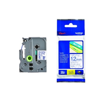 Brother P-Touch Schriftbänder,lami., Band klar,Schrift blue,12 mm Brother P-Touch Schriftbänder,lami., Band klar,Schrift blue,12 mm