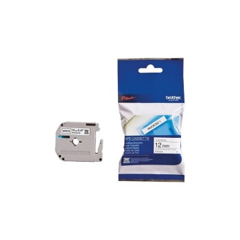 Brother P-Touch Schriftb M, 12 mm, Band white, Schrift black , Länge 4 m Brother P-Touch Schriftb M, 12 mm, Band white, Schrift black , Länge 4 m