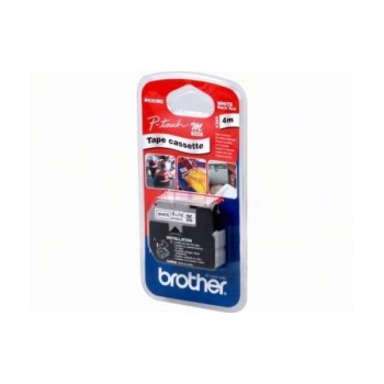 Brother P-Touch Schriftb M, 9 mm, Band white, Schrift black , Länge 4 m