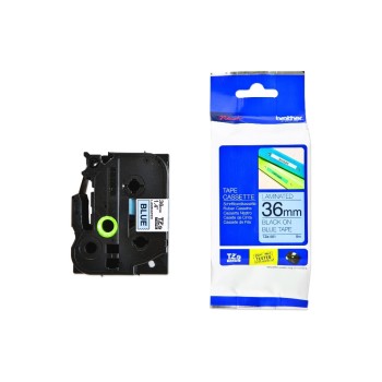 Brother P-Touch Schriftb, lamin., Band blue,Schrift black ,36 mm