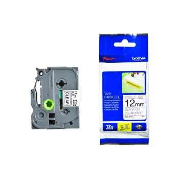 Brother P-Touch Schriftbänder, 12 mm,Band klar,Schrift black ,extrastark Brother P-Touch Schriftbänder, 12 mm,Band klar,Schrift black ,extrastark