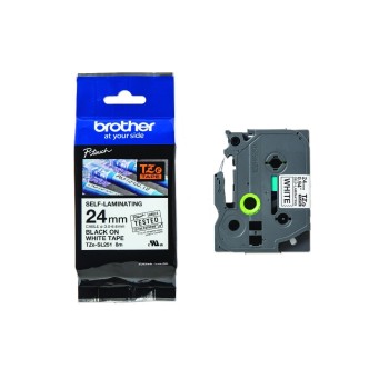 Brother P-Touch Schriftb lam., sch/w TZE-SL251 PTD800W/D900W 24mm Brother P-Touch Schriftb lam., sch/w TZE-SL251 PTD800W/D900W 24mm