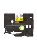 Brother Ruban d’étiquettes TZe-FX621 Noir sur Jaune